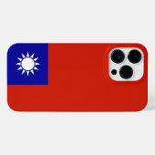 台湾国旗 iPhoneケース (裏面横)