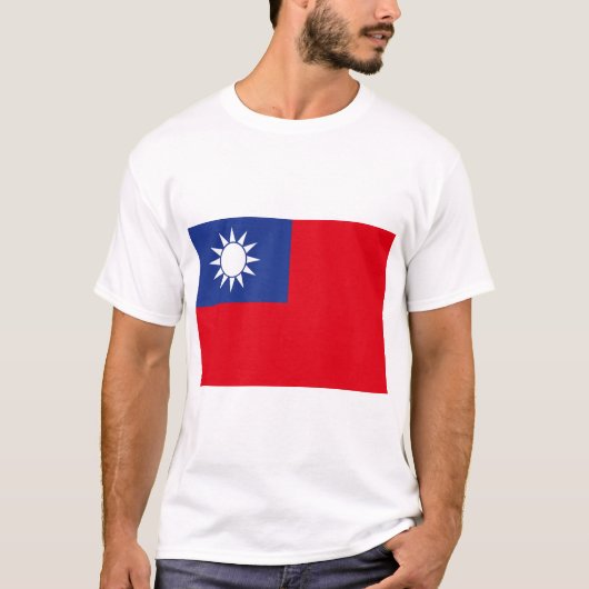 台湾国旗 Tシャツ (正面)