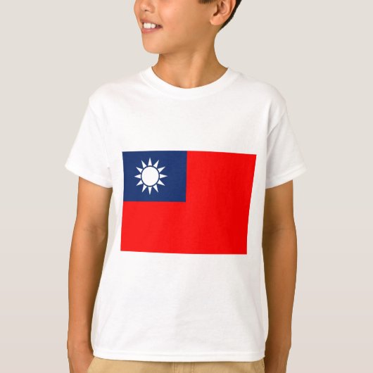 台湾国旗 Tシャツ (正面)