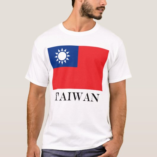 台湾国旗 Tシャツ (正面)