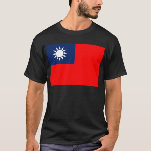 台湾国旗 Tシャツ (正面)