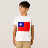 台湾国旗 Tシャツ (正面フル)