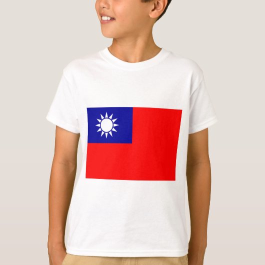 台湾国旗 Tシャツ (正面)