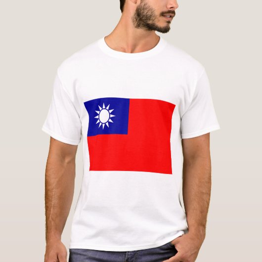 台湾国旗 Tシャツ (正面)