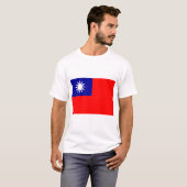 台湾国旗 Tシャツ (正面フル)
