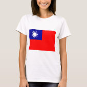 台湾国旗 Tシャツ (正面)