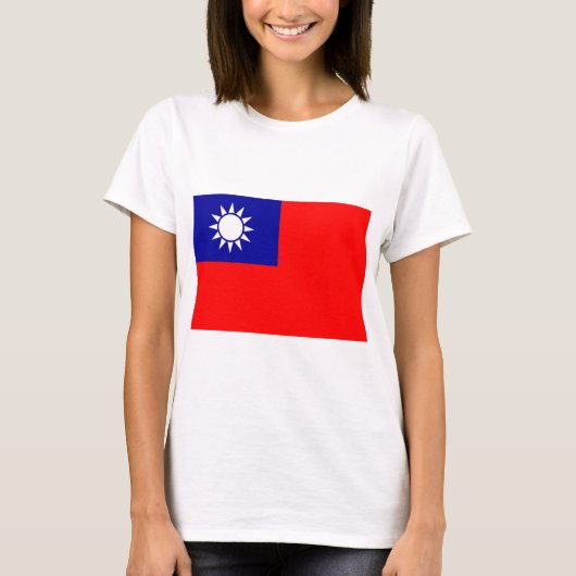 台湾国旗 Tシャツ (正面)