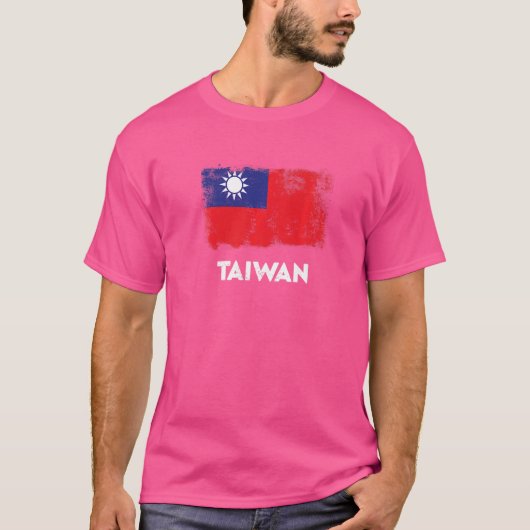 台湾国旗 Tシャツ (正面)