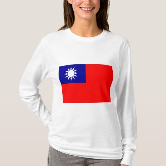 台湾国旗 Tシャツ (正面)