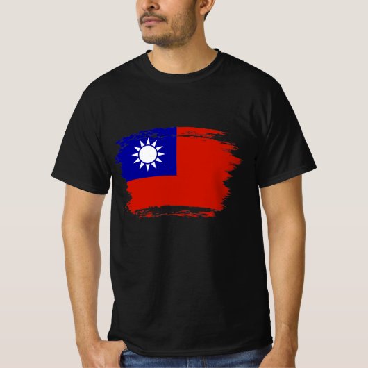台湾国旗 Tシャツ (正面)