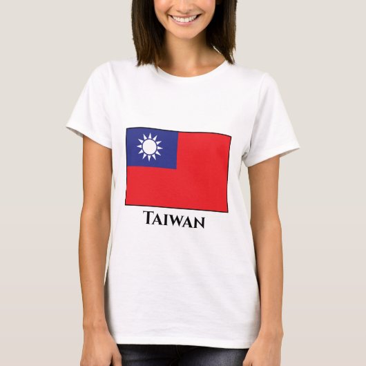 台湾国旗 Tシャツ (正面)