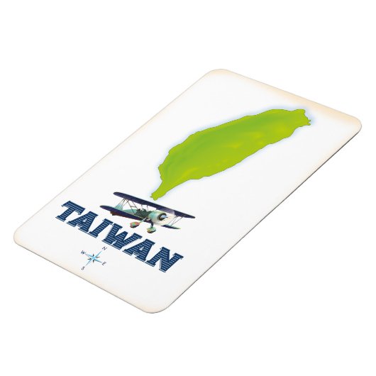 台湾地図 マグネット (左側)