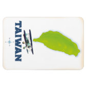 台湾地図 マグネット (横)