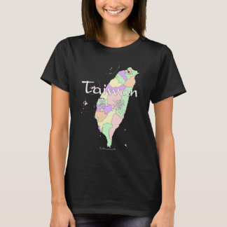 台湾地図 Tシャツ