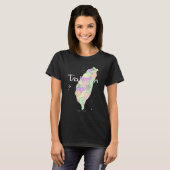 台湾地図 Tシャツ (正面フル)