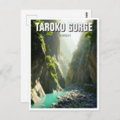 台湾太郎子峡谷旅行 ポストカード (正面/裏面)