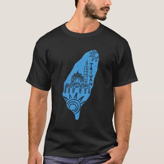 台湾島 Tシャツ (正面)