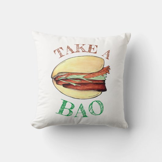 台湾料理を食べに中国の行く クッション (正面)