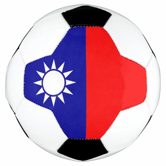 台湾旗 サッカーボール (正面)