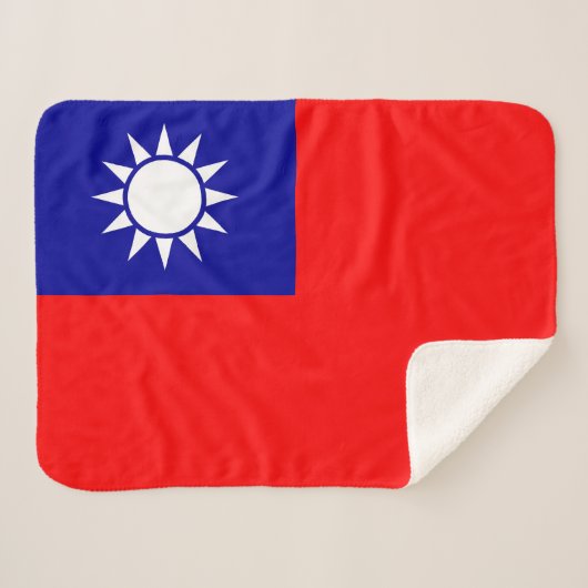 台湾旗 シェルパブランケット (正面(横))