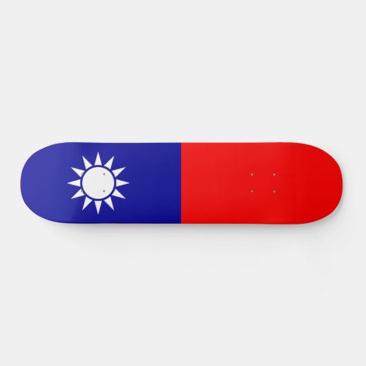 台湾旗 スケートボード (横)