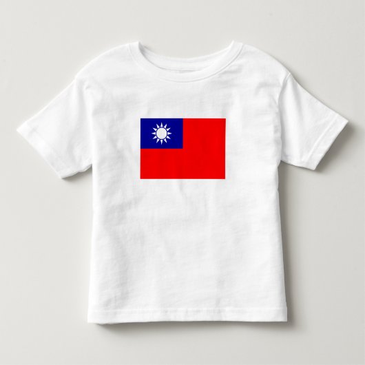 台湾旗 トドラーTシャツ (正面)
