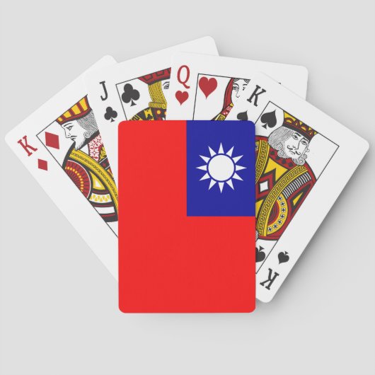 台湾旗 トランプ (裏面)