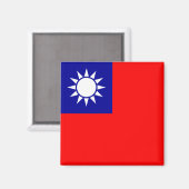 台湾旗 マグネット (正面/裏面)