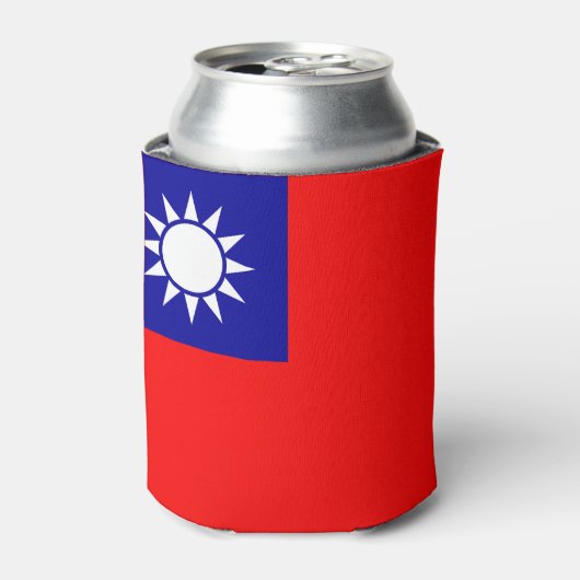 台湾旗 缶クーラー (缶正面)