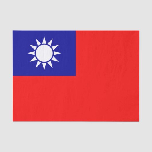 台湾旗 薄葉紙 (正面)