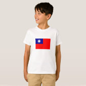 台湾旗 Tシャツ (正面フル)