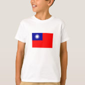 台湾旗 Tシャツ (正面)