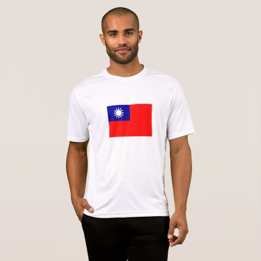 台湾旗 Tシャツ (正面フル)