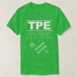 台湾桃園空港国際的TPE Tシャツ