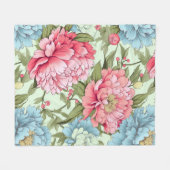 台湾牡丹 フリースブランケット (正面(横))