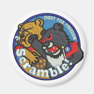 台湾空力スクランブルパッチマグネット マグネット