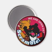 台湾空力パッチスクランブルマグネット マグネット (正面/裏面)