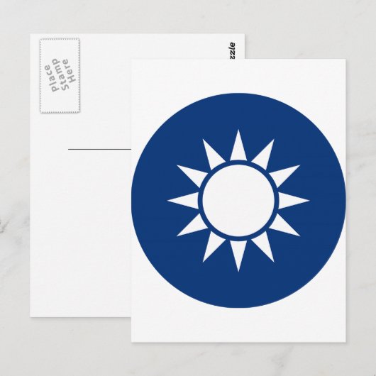 台湾紋章 ポストカード (正面/裏面)