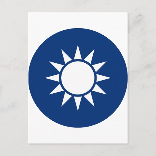 台湾紋章 ポストカード (正面)