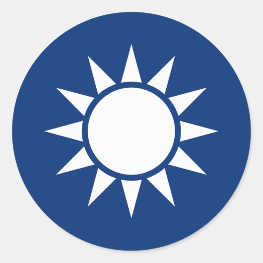 台湾紋章 ラウンドシール (正面)