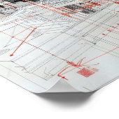 台湾道教寺院チャールアートのポスター"説明: ポスター (角)