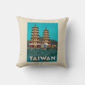 台湾 | ドラゴンアンドタイガーパゴダ クッション (正面)