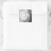 台湾・フィリピン沖の台風Jangmi スクエアシール (バッグ)