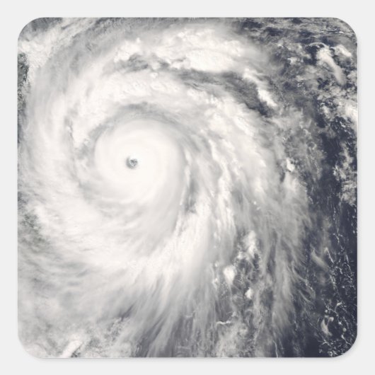 台湾・フィリピン沖の台風Jangmi スクエアシール (正面)