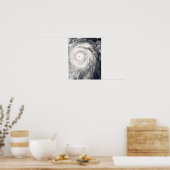 台湾・フィリピン沖の台風Jangmi ポスター (キッチン)