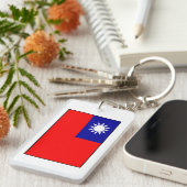 台湾/中華民国の旗 キーホルダー (正面右)