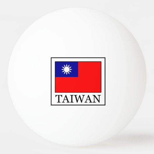 台湾 卓球ボール (正面)