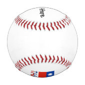 台湾・台湾国旗お名前 野球ボール (裏面)