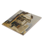 台無しにされた家、c.1807-10 (取付けられるmillboardの油 タイル (側面)