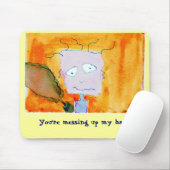 台無しにされた毛のmousepad マウスパッド (マウス)